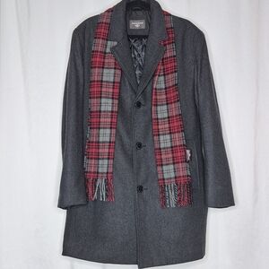 Dockers Wool Blend Coat w/ Scarf
